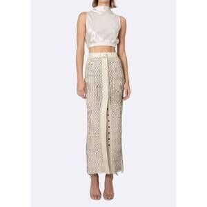 NEW NONCHALANT LABEL karina maxi skirt in crema